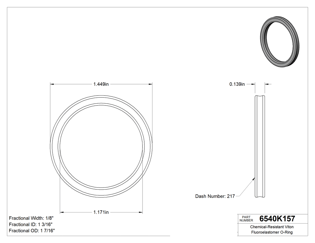 Technical drawing - 6540K157